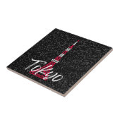 東京都港区の東京タワースケッチ タイル (側面)