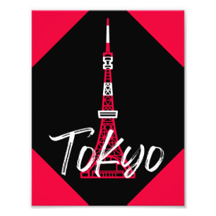 東京都港区の東京タワースケッチ フォトプリント
