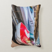 東京駅で新幹線2本 アクセントクッション (正面(垂直))