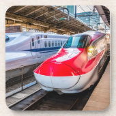 東京駅で新幹線2本 コースター (正面)