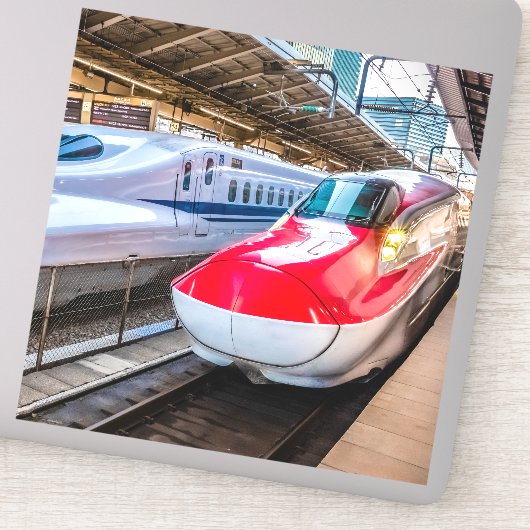 東京駅で新幹線2本 シール (詳細)