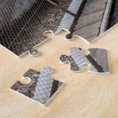 東京駅で新幹線2本 ジグソーパズル (側面)