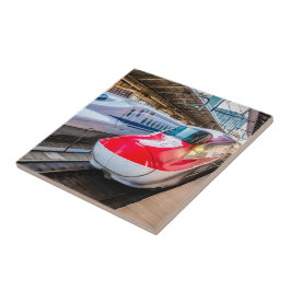 東京駅で新幹線2本 タイル