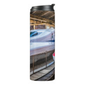 東京駅で新幹線2本 タンブラー (回転左)