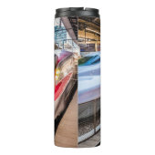 東京駅で新幹線2本 タンブラー (裏面)