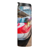 東京駅で新幹線2本 タンブラー (回転右)