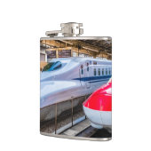 東京駅で新幹線2本 フラスク (左)