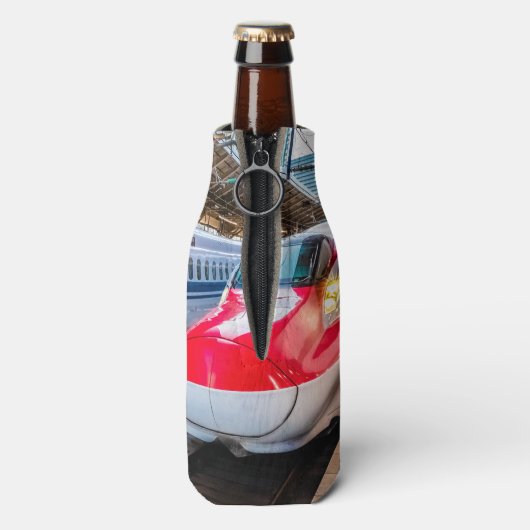 東京駅で新幹線2本 ボトルクーラー (ボトル裏面)