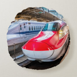東京駅で新幹線2本 ラウンドクッション