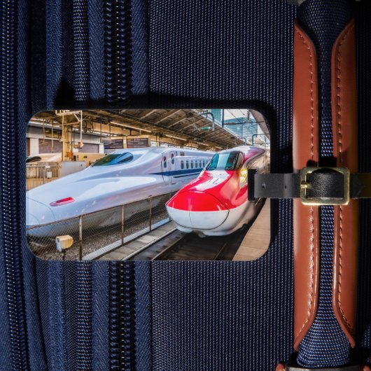 東京駅で新幹線2本 ラゲッジタグ (正面インサイチュ4)
