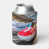 東京駅で新幹線2本 缶クーラー (缶正面)