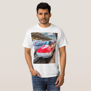 東京駅で新幹線2本 Tシャツ