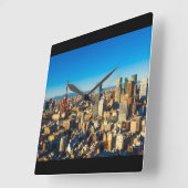 東京001A スクエア壁時計 (傾斜)