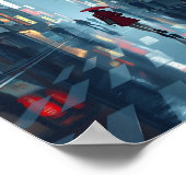 東京2の大雨 ポスター (角)