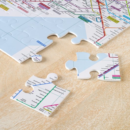 東京 ジグソーパズル (側面)