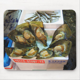 東京·ジャイアントムール貝築地魚市場 マウスパッド