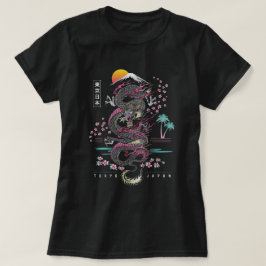 東京·ジャパン·ドラゴンTシャツ Tシャツ