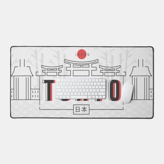東京 デスクマット (キーボード&マウス)