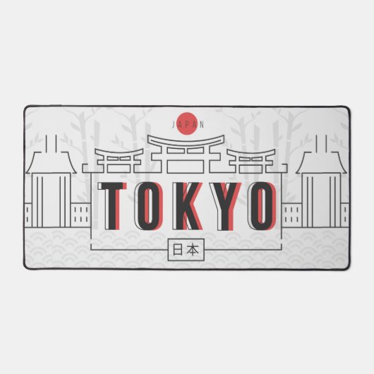 東京 デスクマット (正面)