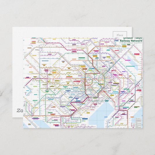 東京 ポストカード (正面/裏面)