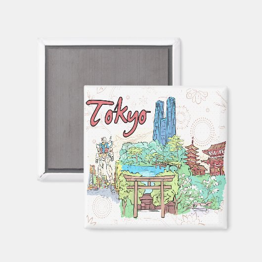 東京 マグネット (正面/裏面)