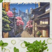 東京 富士山 キッチンタオル (折り畳み)