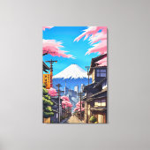 東京 富士山 ストレッチド キャンバスプリント (正面)