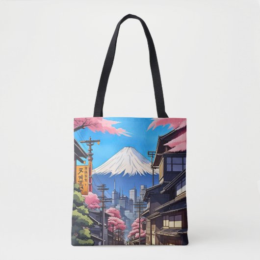 東京 富士山 トートバッグ (正面)