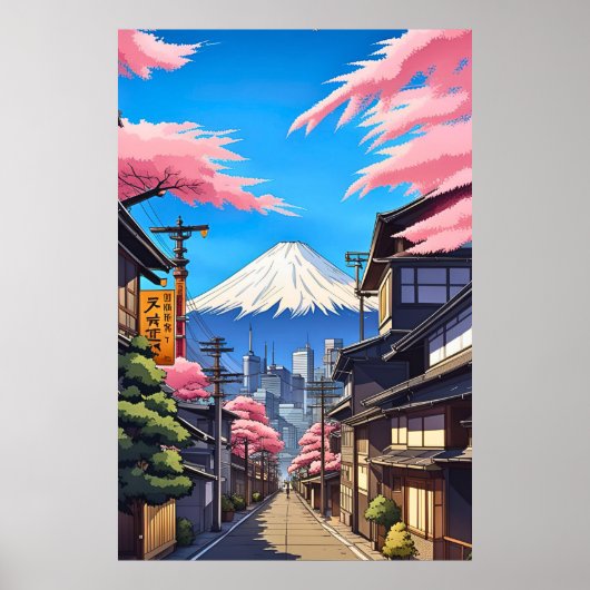 東京 富士山  ポスター (正面)