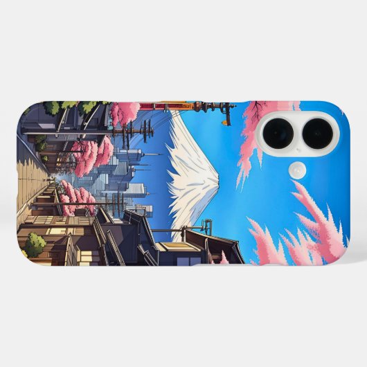 東京 富士山 Case-Mate iPhoneケース (裏面 (横))
