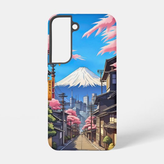 東京 富士山  SAMSUNG GALAXYケース (裏面)