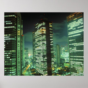東京・新宿夜景 ポスター