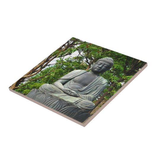 東京、日本の仏の彫像 タイル (側面)