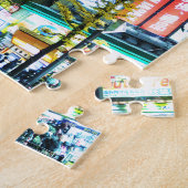 東京、日本のAkihabara (電気都市) ジグソーパズル (側面)