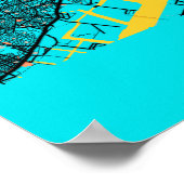 東京 – 日本グロリアの地図 ポスター (角)