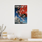 東京，日本ヴィンテージ旅行ポスター ポスター (キッチン)