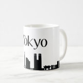 東京、日本陸標のギフトのマグ コーヒーマグカップ (正面右)