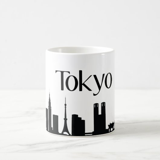 東京、日本陸標のギフトのマグ コーヒーマグカップ (中央)
