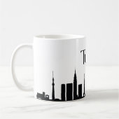 東京、日本陸標のギフトのマグ コーヒーマグカップ (左)