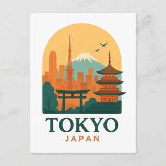 東京 日本 ミニマリスト 旅行 お土産  シーズンポストカード