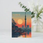 東京 日本 レトロ ポストカード (スタンド正面)