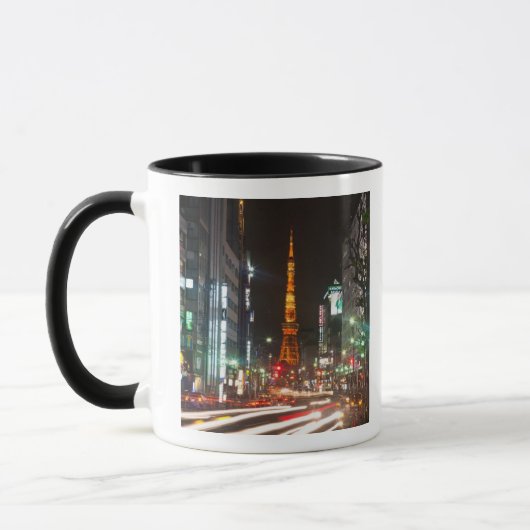 東京、日本。東京タワーは通信 マグカップ (左)