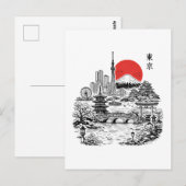 東京 桜 サクラ ポストカード (正面/裏面)