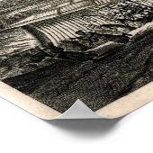 東京（江戸）の古地図 ポスター (角)