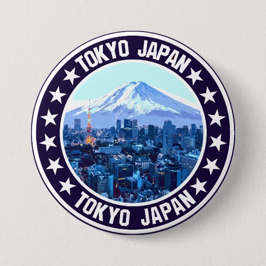 東京 缶バッジ (正面)