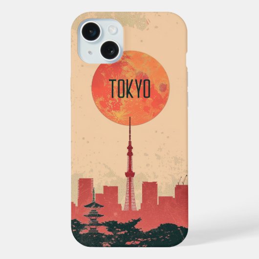 東京 iPhoneケース (裏面)