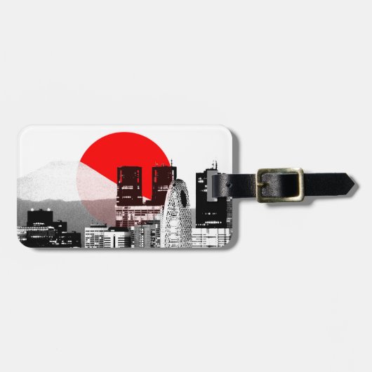 東京Shinjuku ラゲッジタグ (正面横)