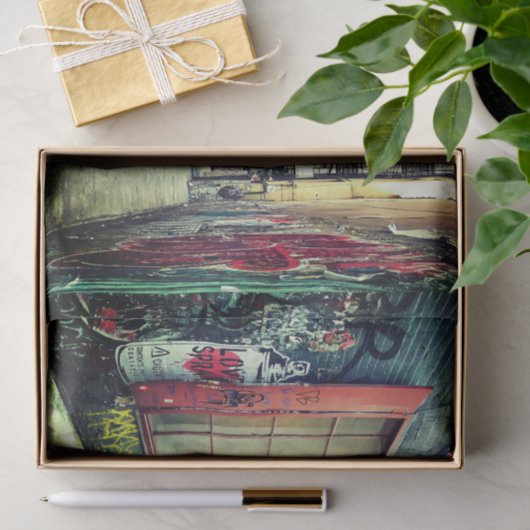 東側の通りの芸術、写真ニューヨークを下げて下さい 薄葉紙 (ギフト)