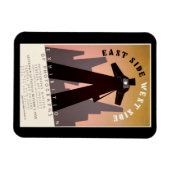 東側～西側 マグネット (横)