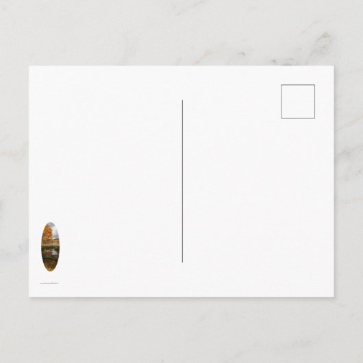 東北秋 ポストカード (裏面)